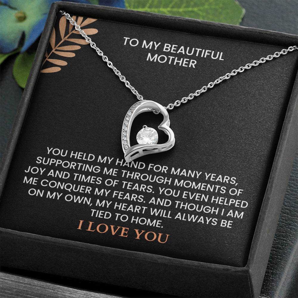 Heartfelt Mother’s Day Message Card - Custom Name Jewelry Gift for Mom