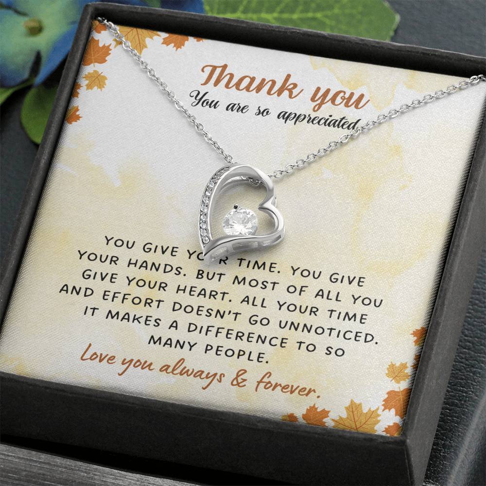 Thanksgiving gifts for beloved one | You give your time...