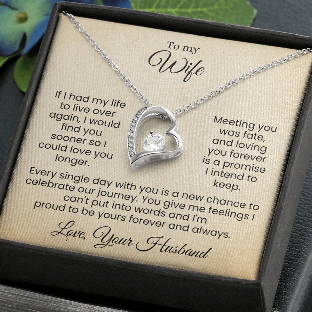 Forever Yours | A Love Written in Fate and Sealed with My Heart (Forever Love Necklace)