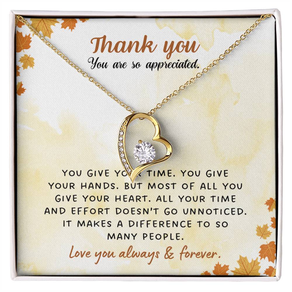 Thanksgiving gifts for beloved one | You give your time...
