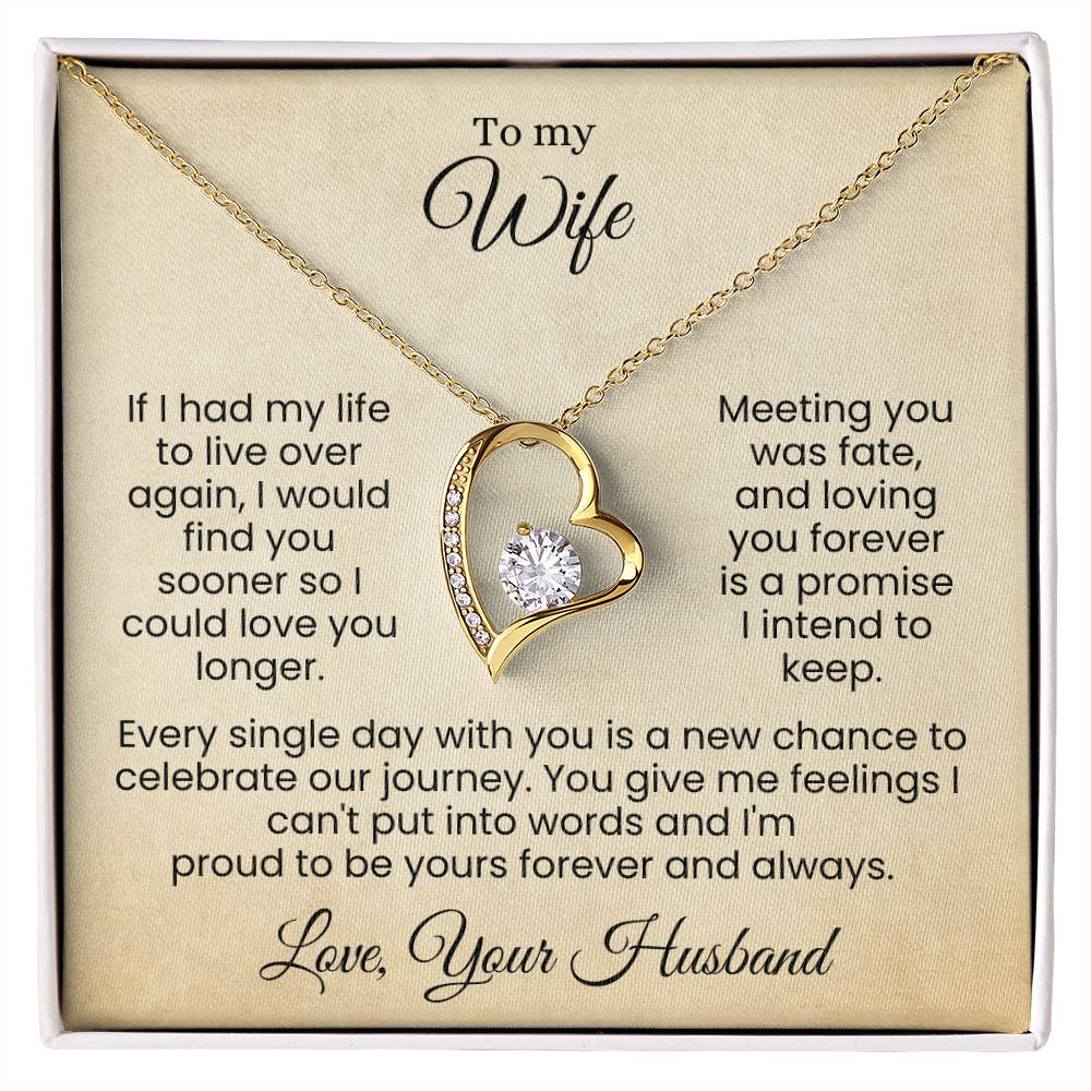 Forever Yours | A Love Written in Fate and Sealed with My Heart (Forever Love Necklace)
