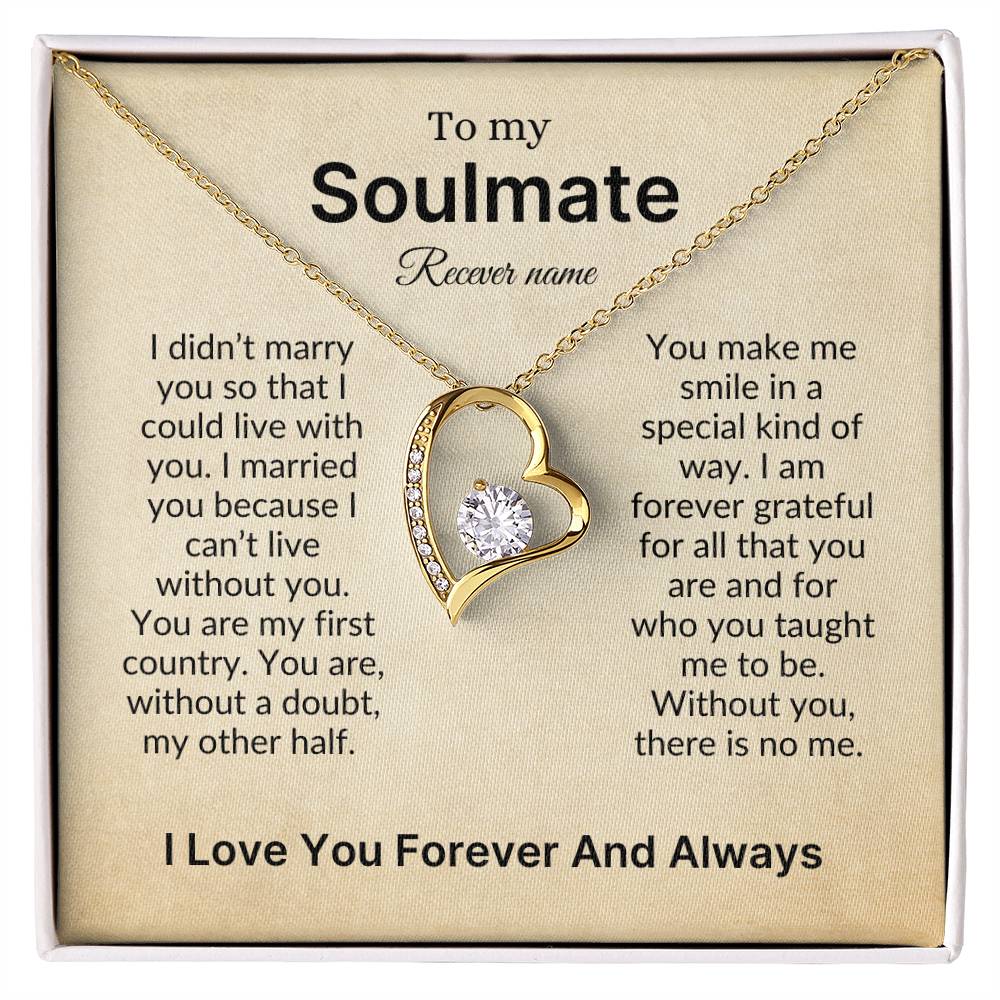 Forever Love Knot Personalize Test Product