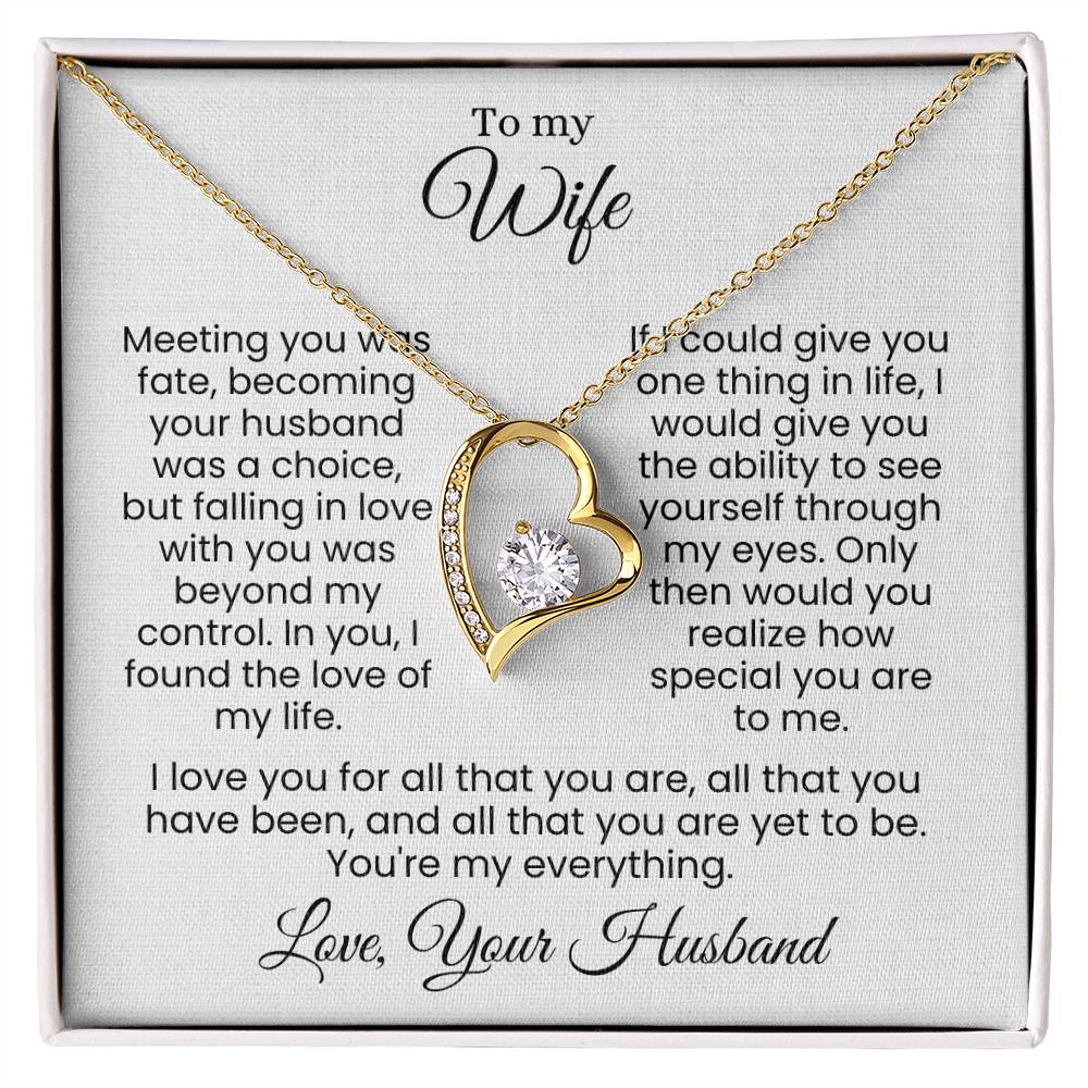 A Husband's Heartfelt Words | Falling in Love Was Beyond My Control (Forever Love Necklace)
