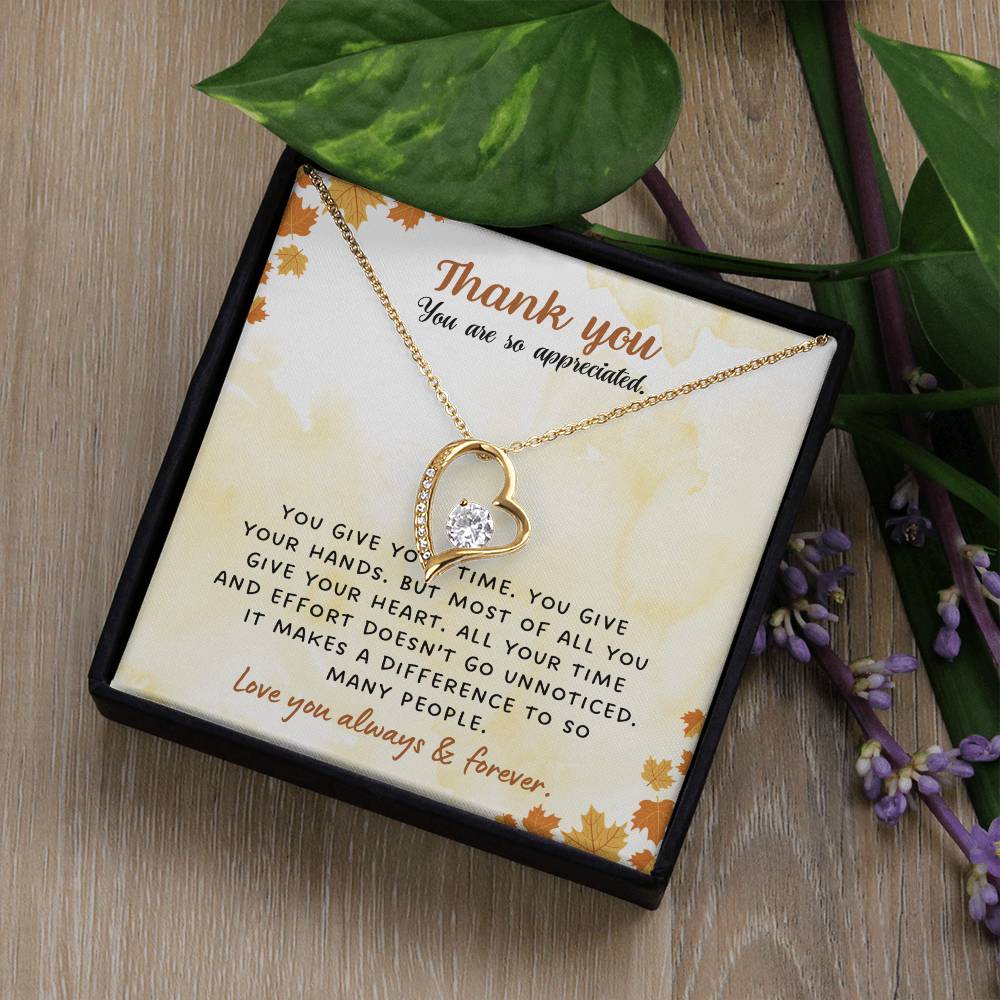 Thanksgiving gifts for beloved one | You give your time...