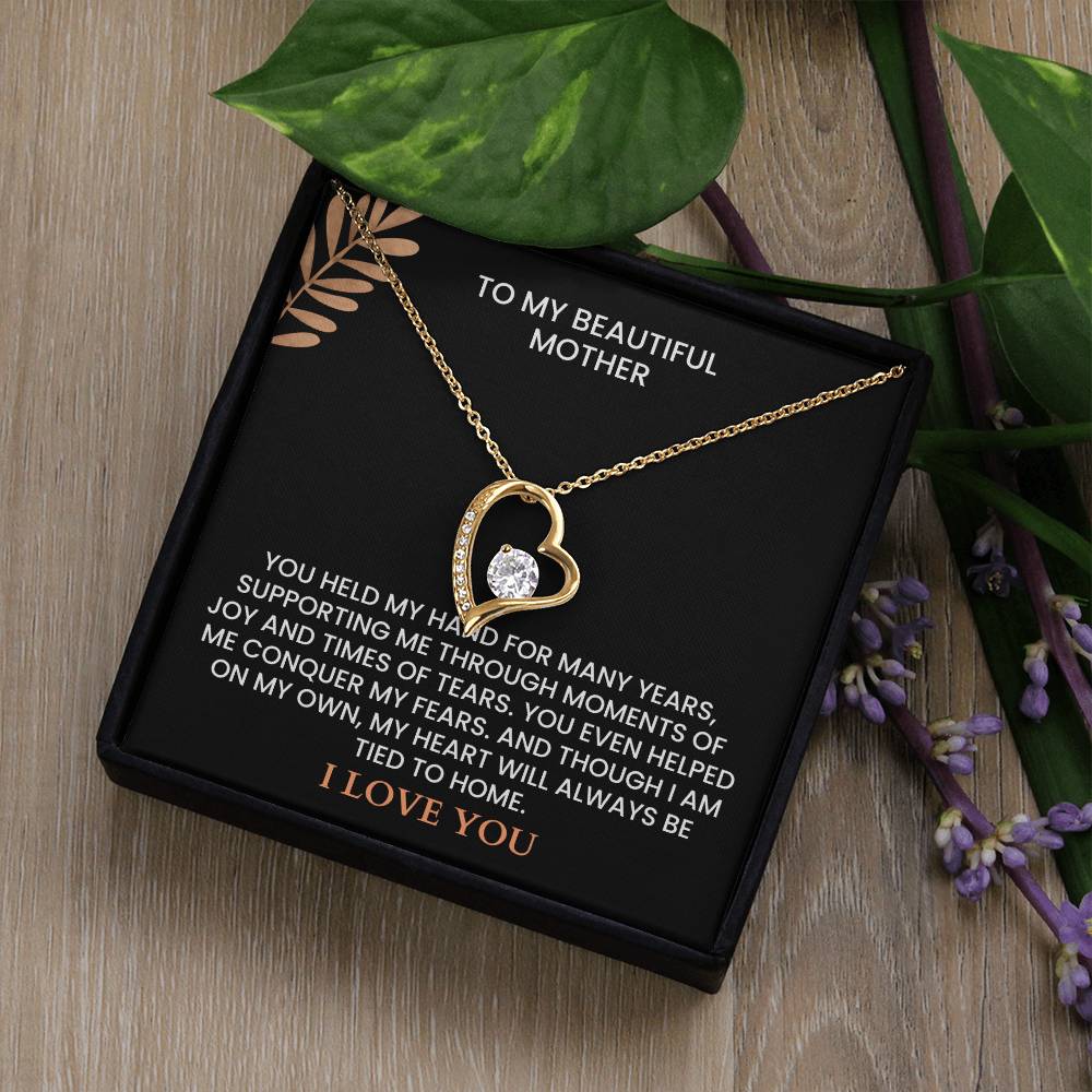 Heartfelt Mother’s Day Message Card - Custom Name Jewelry Gift for Mom