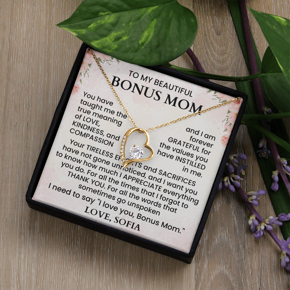 To My Beautiful Bonus Mom – A Token of Love, Gratitude & Appreciation