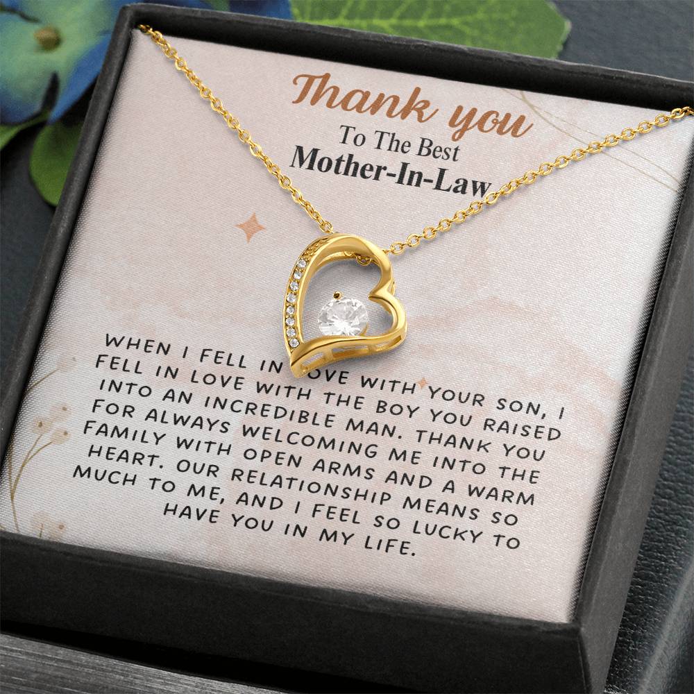 Thanksgiving gifts for mother-in-law | When I fell in love with your son...