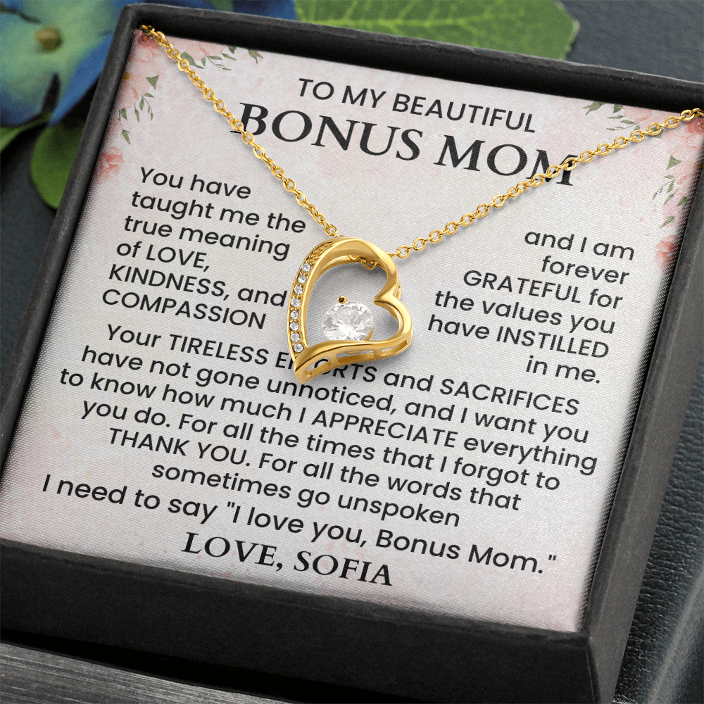 To My Beautiful Bonus Mom – A Token of Love, Gratitude & Appreciation