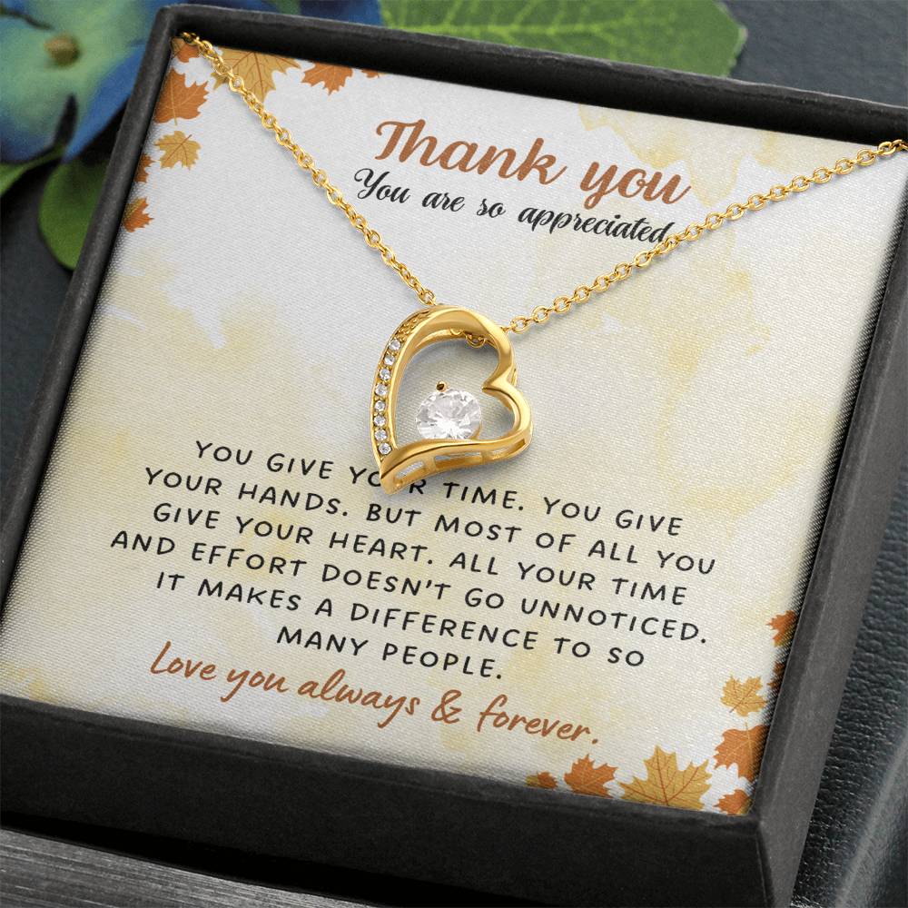 Thanksgiving gifts for beloved one | You give your time...