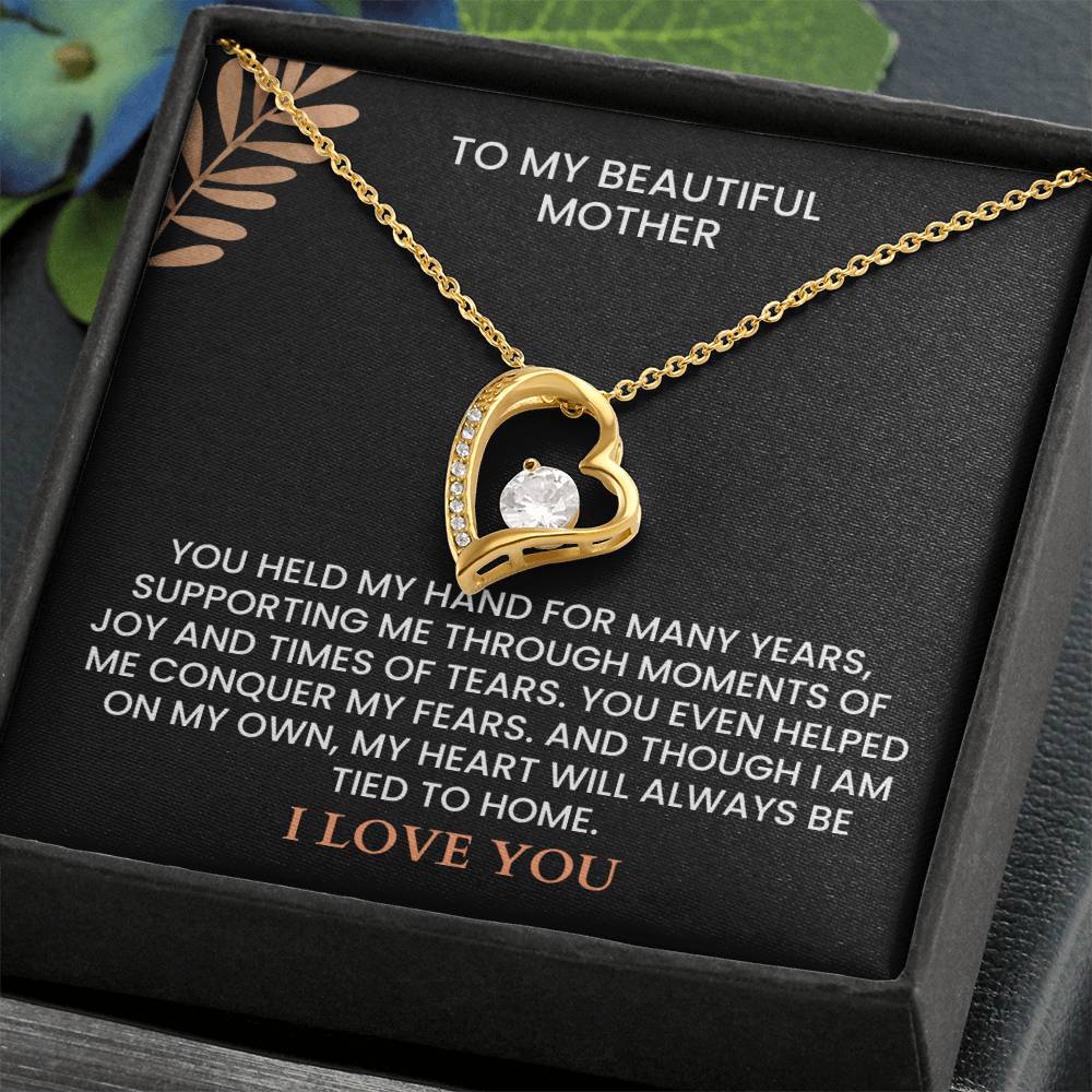 Heartfelt Mother’s Day Message Card - Custom Name Jewelry Gift for Mom