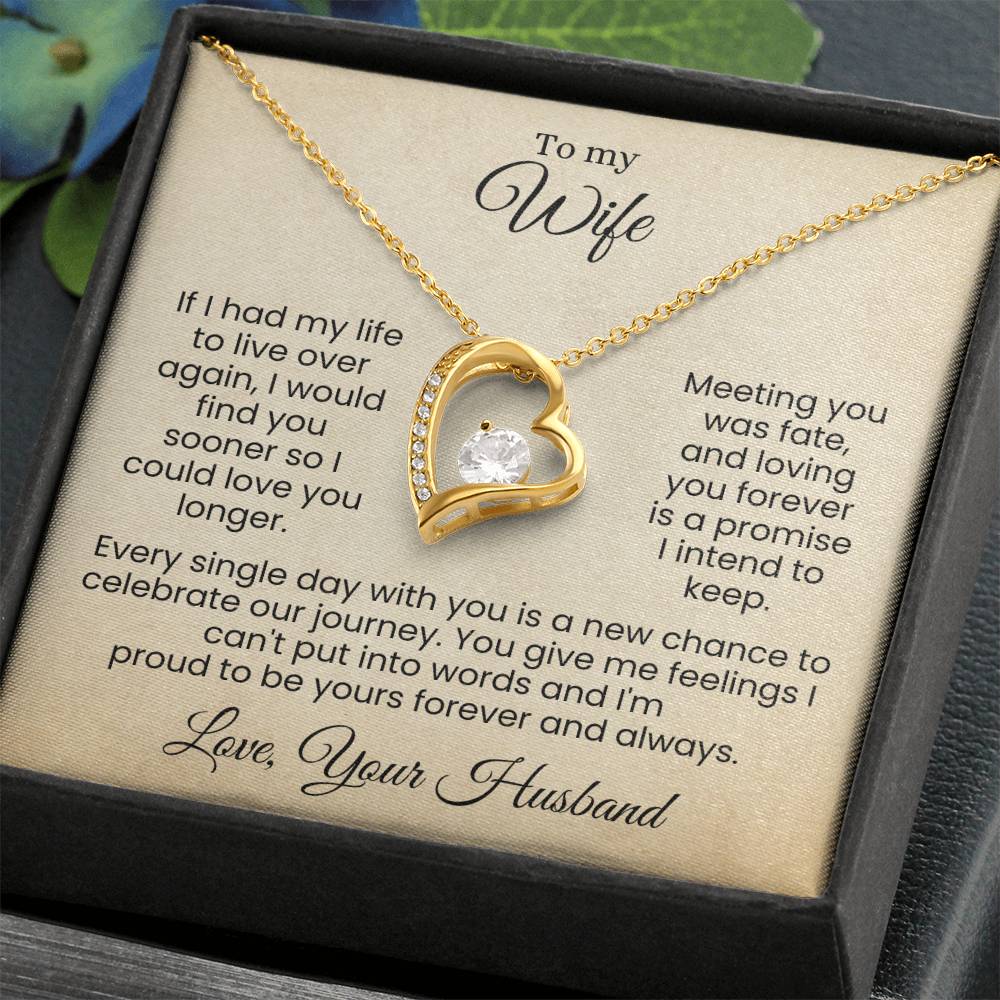 Forever Yours | A Love Written in Fate and Sealed with My Heart (Forever Love Necklace)