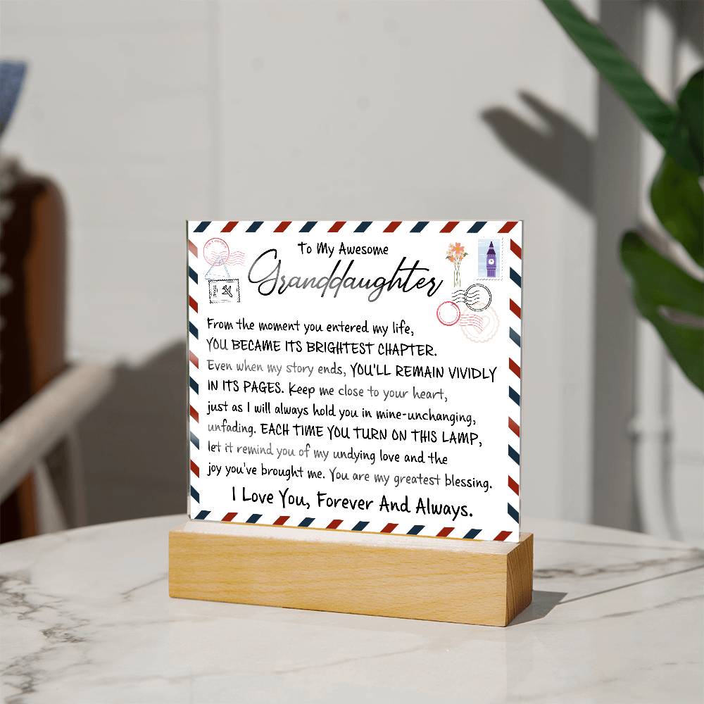 From the moment you entered my life | A perfect gift for granddaughter