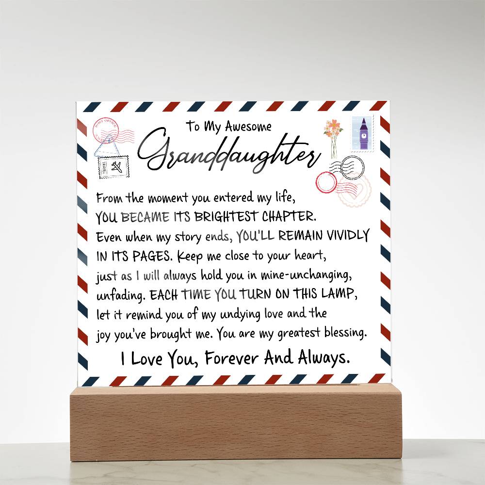 From the moment you entered my life | A perfect gift for granddaughter
