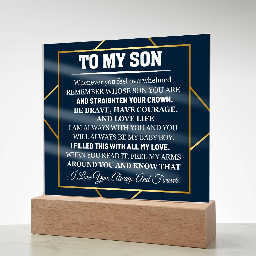 Whenever you feel overwhelmed | A Thoughtful Gift for Him