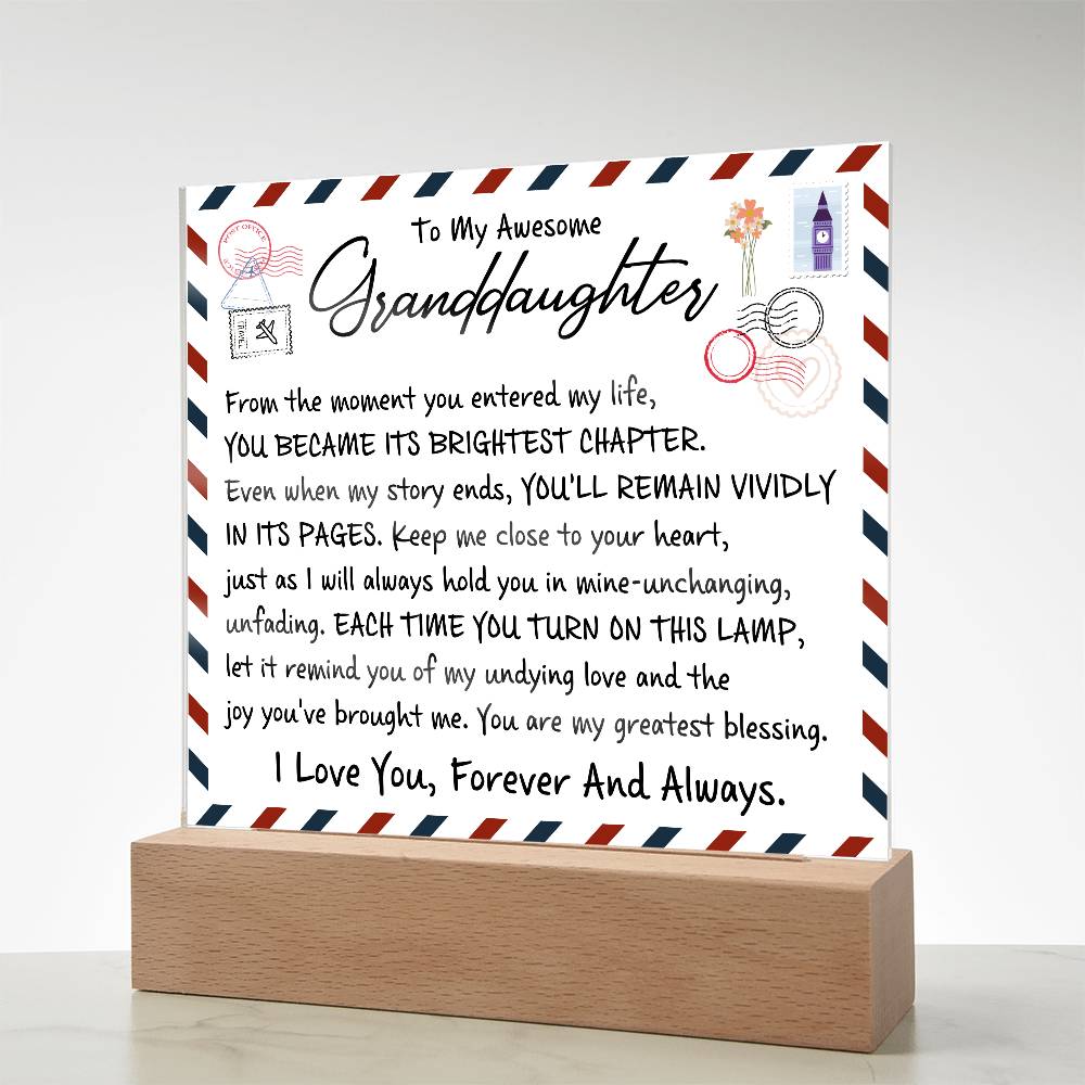 From the moment you entered my life | A perfect gift for granddaughter