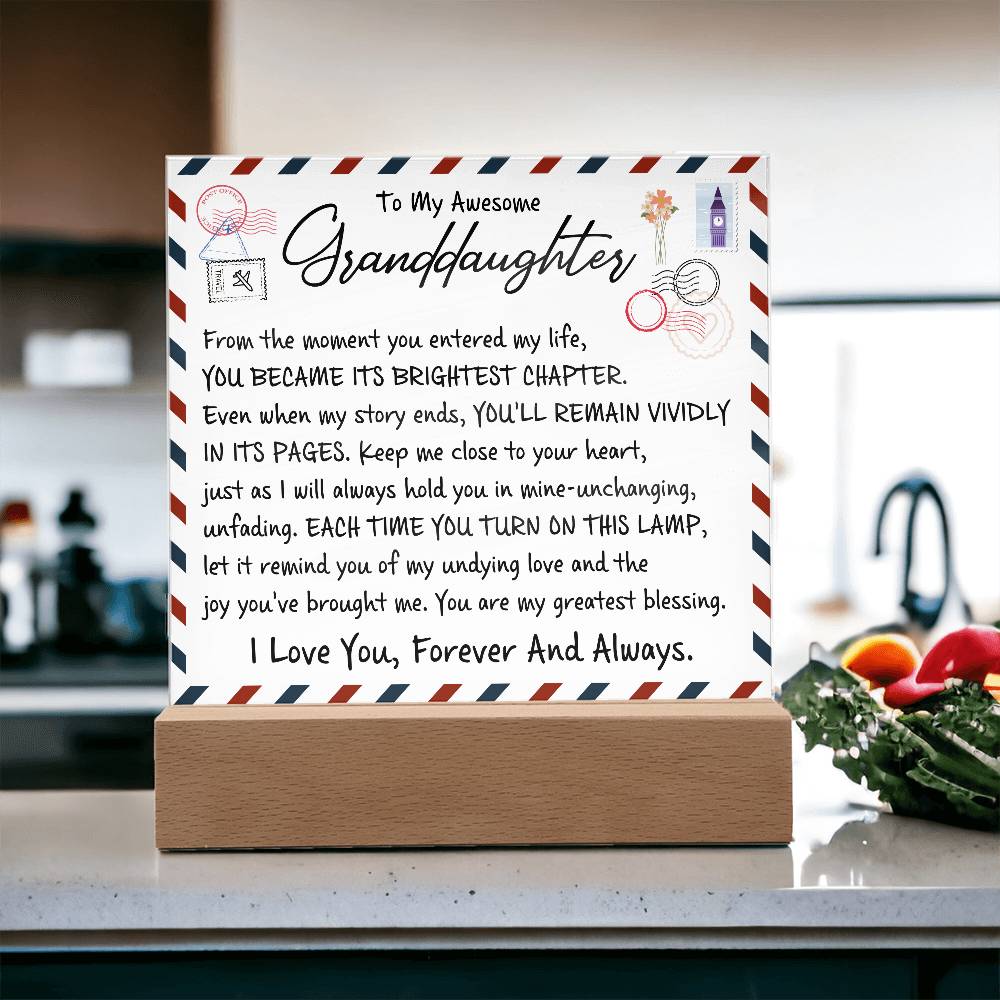From the moment you entered my life | A perfect gift for granddaughter