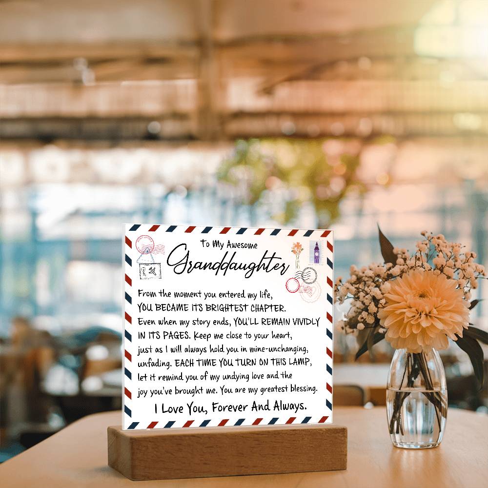 From the moment you entered my life | A perfect gift for granddaughter
