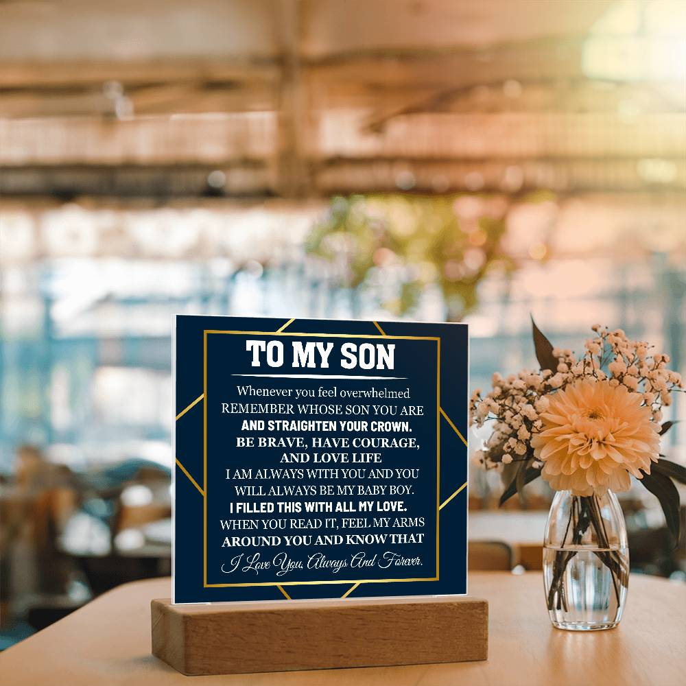 Whenever you feel overwhelmed | A Thoughtful Gift for Him
