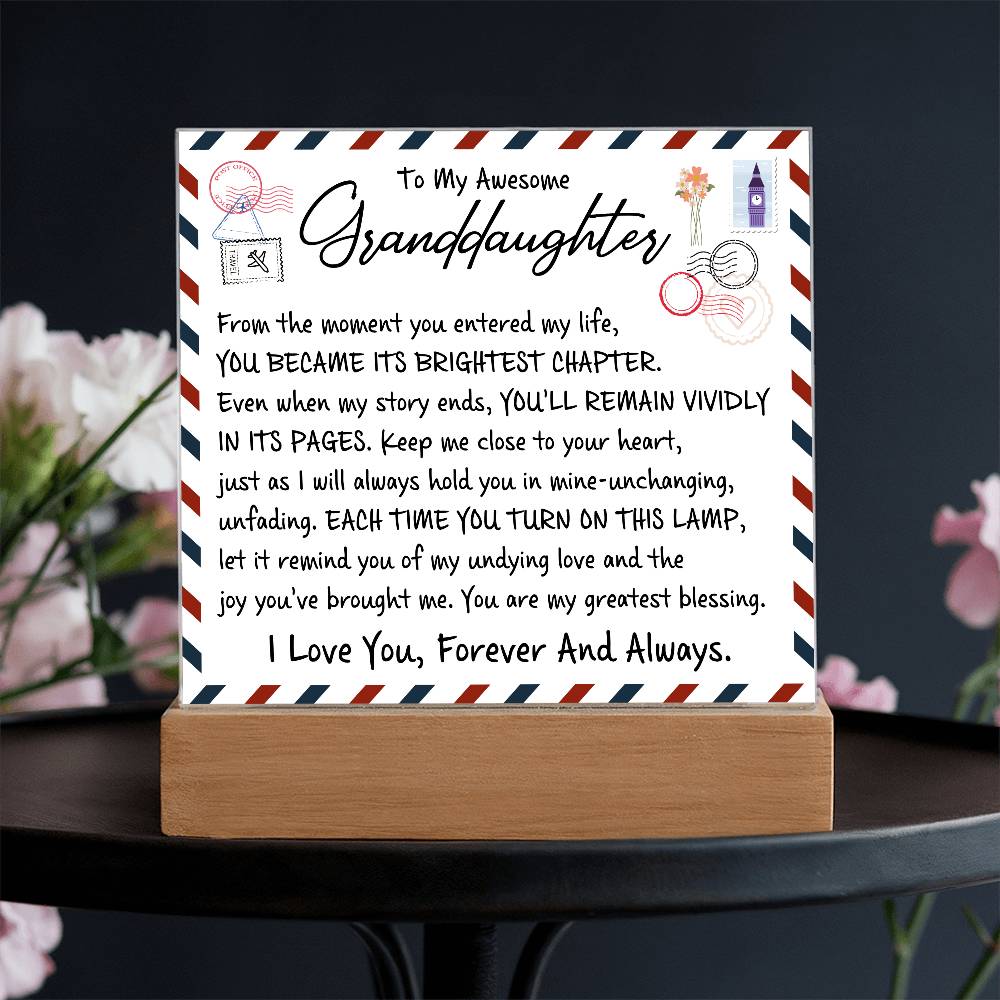 From the moment you entered my life | A perfect gift for granddaughter