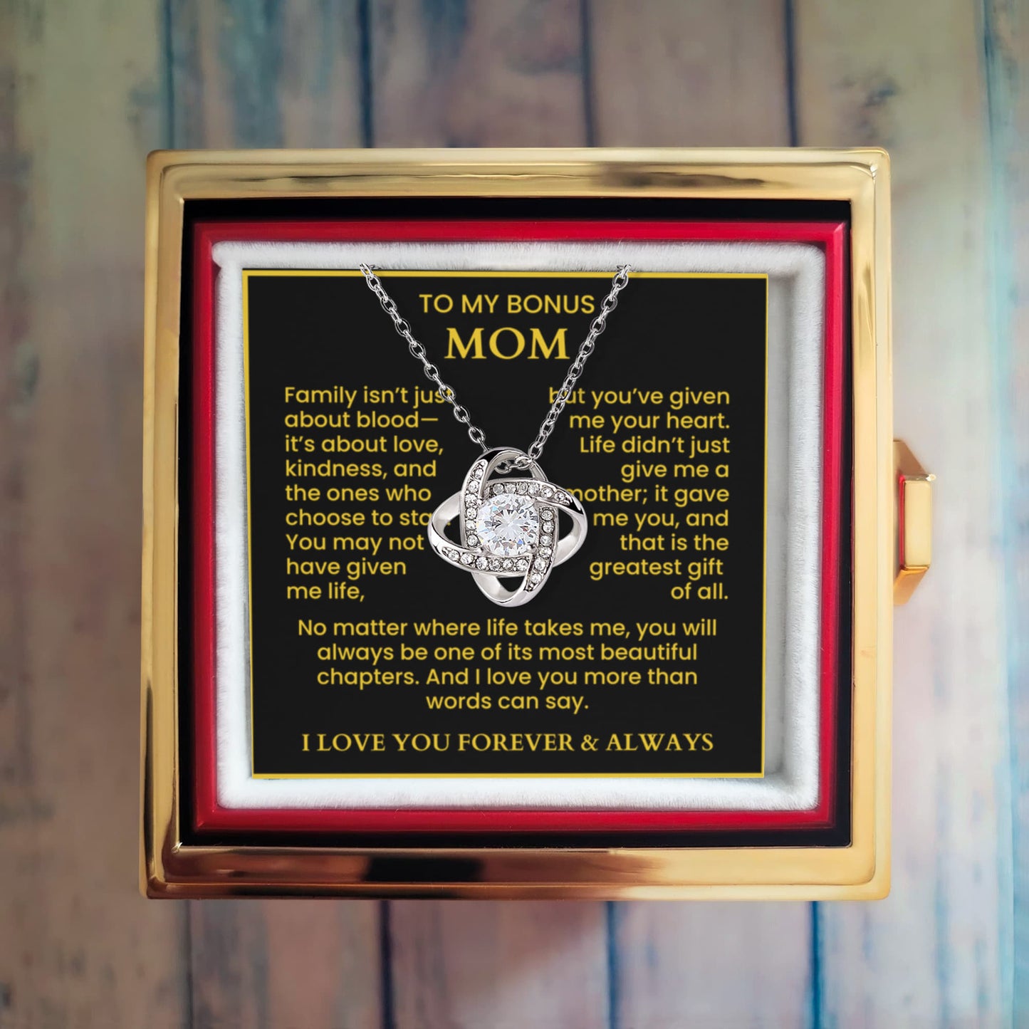 Personalised Bonus Mom Message Card - A Heartfelt Gift from