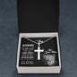 Whenever your journey in life may take you | Artisan cross necklace Gifts for son from mom