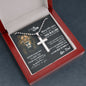 To my son | Never forget that I love you | Artisan cross necklace gift for son from dad