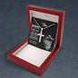 Whenever your journey in life may take you | Artisan cross necklace Gifts for son from mom