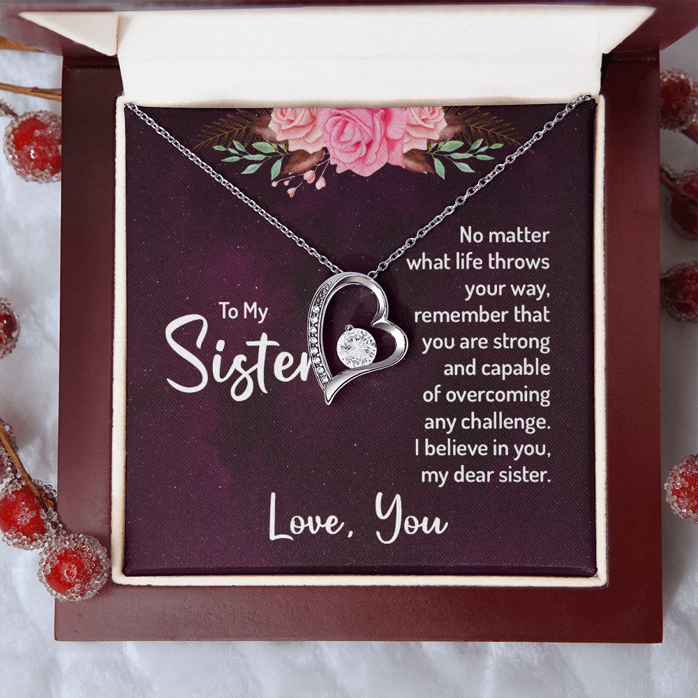 Gifts for Sister, Mother's Day Gifts for Sister, Personalized Gifts for Sister, Necklace Gifts for Sister