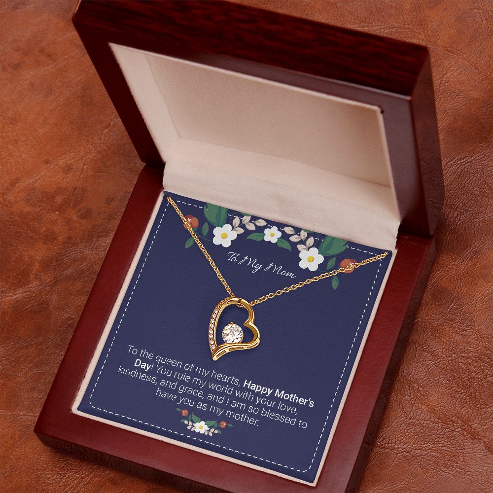 Mother's day gifts, Gifts for mom, Personalize gift for mom, Forever heart necklace gifts for mom