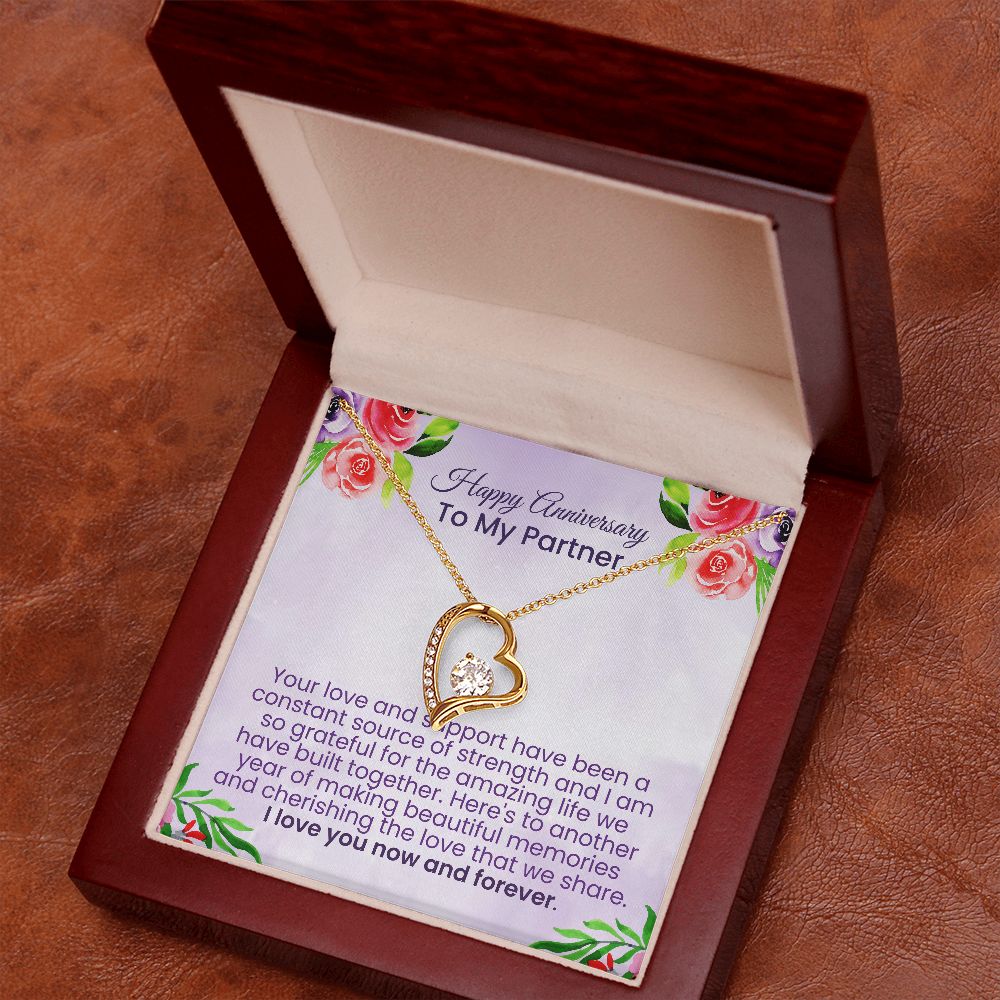 Your love and support have been a constant source of strength | Forever love necklace for anniversary