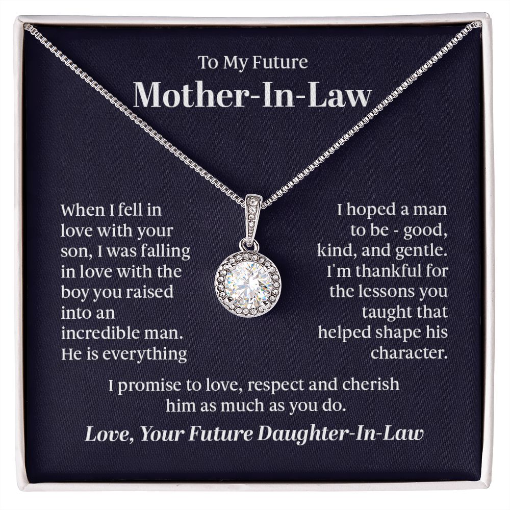 To my future mother in law - when I fell in love with your son - Mother's day gifts for mother-in-law