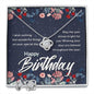 Happy Birthday Best Love Knot Necklace for Your Beloved One