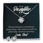 To my Daughter | Best Love Knot Necklace for Your Beloved One
