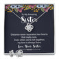 To My Amazing Sister - Distance Never Separates Our Hearts | Best Love Knot Necklace for Your Beloved One