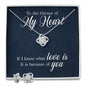 To the owner of my heart | Best Love Knot Necklace for Your Beloved One