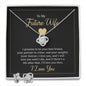To my future Wife - I promise to be your best friend | Best Love Knot Necklace for Your Beloved One