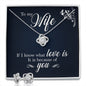 If I Know What Love is, Is Because of You | Best Love Knot Necklace for Your Beloved One