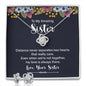 To My Amazing Sister - Distance Never Separates Our Hearts | Best Love Knot Necklace for Your Beloved One