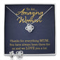To An Amazing Woman | Best Love Knot Necklace for Your Beloved One