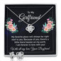 To my girlfriend | "My favorite place " Best Love Knot Necklace and Message Card for Your Beloved One