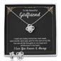 To My Beautiful Girlfriend | I Want You Forever | Best Love Knot Necklace for Your Beloved One