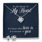 To the owner of my heart | Best Love Knot Necklace for Your Beloved One
