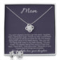 Gift For Mom From Daughter, Daughter Mother Necklace, Mother's Gift From Daughter, To My Mom, Mother's Day Gifts