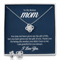 Best mother's day gifts - To my mom - you may not have given me the gift of life