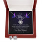 To my wife | I'm glad you found me | Best Love Knot Necklace for Your Beloved One
