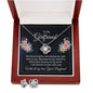 To my girlfriend | "My favorite place " Best Love Knot Necklace and Message Card for Your Beloved One