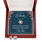 To my soulmate - Thinking of you Keeps me Awake | Best Love Knot Necklace for Your Beloved One
