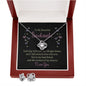 To my Beautiful Soulmate - Each day with You my Life Gets Better | Best Love Knot Necklace for Your Beloved One