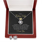 To my future Wife - I promise to be your best friend | Best Love Knot Necklace for Your Beloved One