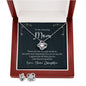 To My Amazing Mom - Forever Grateful | Best Love Knot Necklace for Your Beloved One